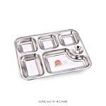 Compartment Plate 5 in 1 Achari