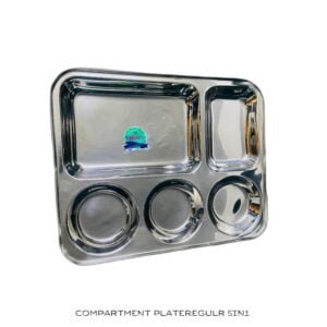 Compartment Plate Regulr 5in1