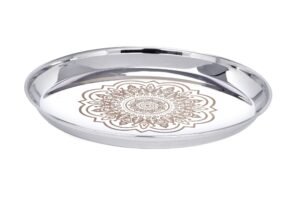 Kanchan Begi Stainless Steel Dinner Plate Kanchan Begi – photo 2
