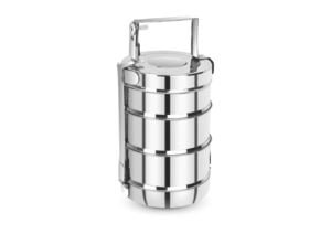 Stainless Steel Tiffin Carrier by Mundhva