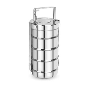 Hot Case Tiffin Carrier in Stainless Steel