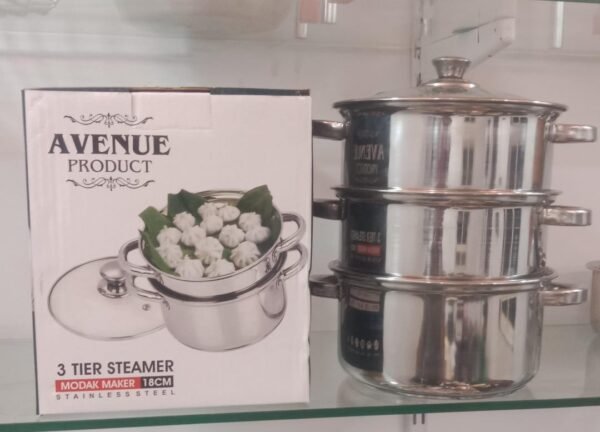 AVENUE Stainless Steel Steamer 3-tier Display