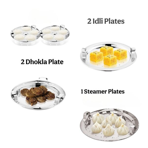 Lakshya SS Multi Kadai Mini 5 in 1 – 22 cm - Image 3